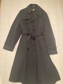 Black trench coat