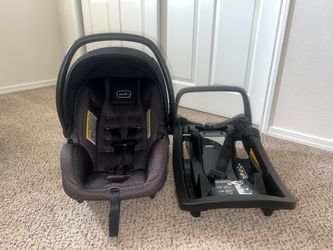 Evenflo LiteMax SafeMax Infant Car Seat + Base (Expires 2030)