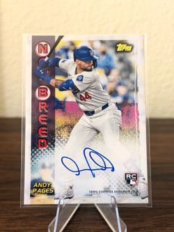 2024 Topps Archives - 1999 New Breed Autographs Andy Pages #99NBA-AP (AU, RC)