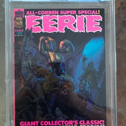Eerie #86 (1977) CGC 9.2 — O/w to White Pages! Canadian Price Variant! Richard Corbin Issue!