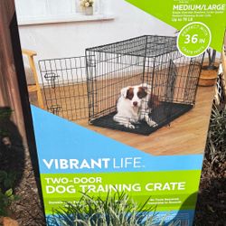 2-Door Dog Crate 