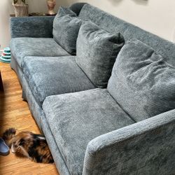 Teal Sofa