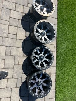 Can am MSA Beadlock Wheels Set of 4