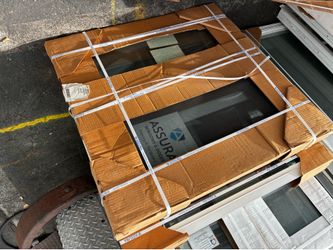 Horizontal rolling impact window bronze 36 x 36 1/2
