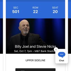 Stevie Nicks And Billy Joel Concert Tickets 