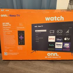 Onn By Element 55” 4k Roku TV