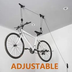 Bike Mount Hanger, Ceiling Lift Hoist Pulley System