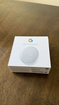 Brand New Google Nest Thermostat (Snow) - Factory Sealed