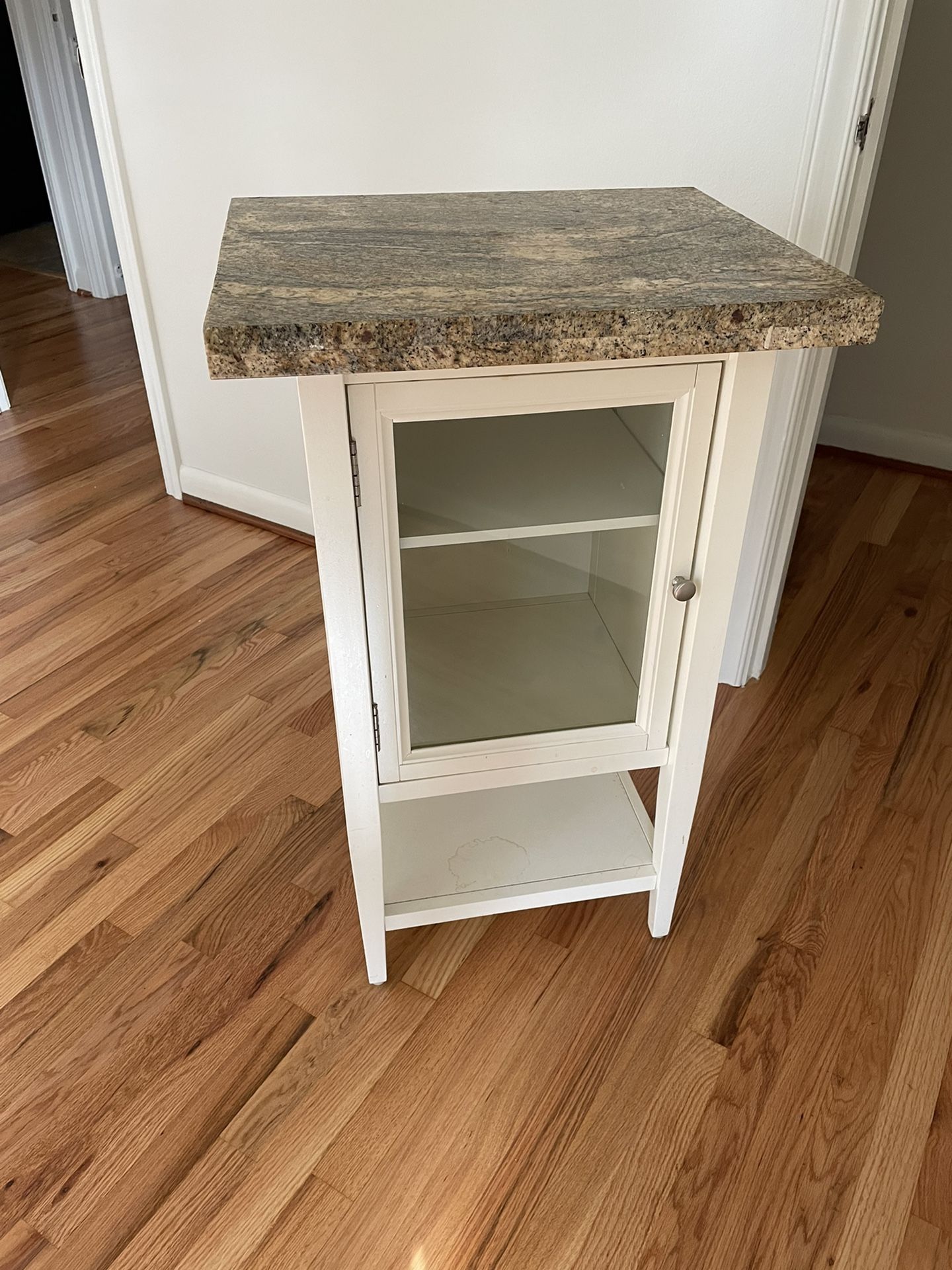 Kitchen Storage With Granite Top