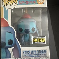 Lilo And Stitch Funko Pop Stitch With Plunger for Sale in Roscoe, IL