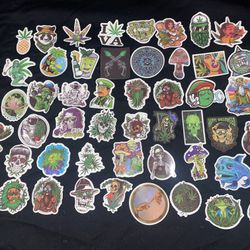 Lot Of 50 420 Stickers