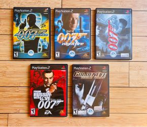 James Bond 007 PlayStation 2 Video Games (Sold Separately)