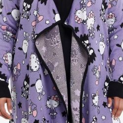 Hello Kitty And Friends Magic Card Hoodie Cardigan 