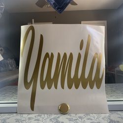 Girl/Boy Names Decals 