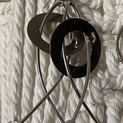Sliver Dangle Earrings 