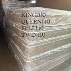 Mattresses King Queen Full Twin 