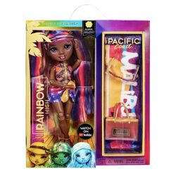 Rainbow High Pacific Coast Phaedra Westward- Sunset (Purple) Fashion Doll with Pool Accessories Playset