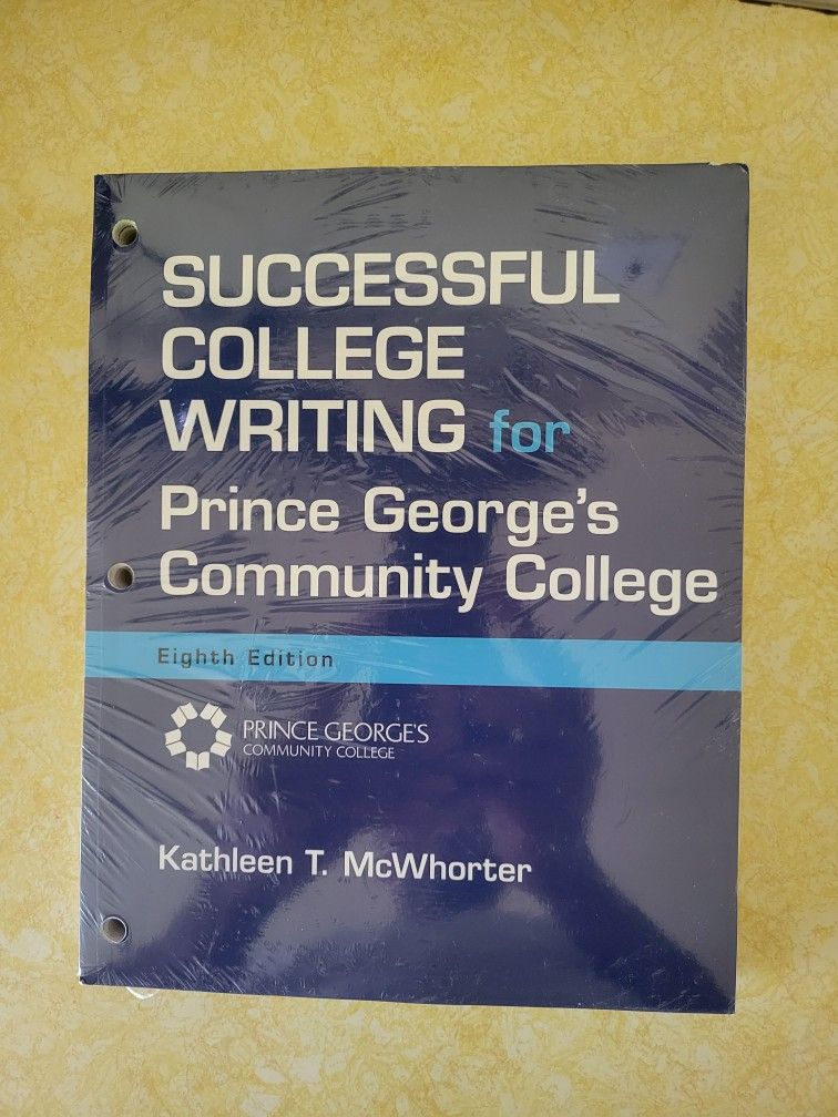 Successful College Writing For Prince George's Community College