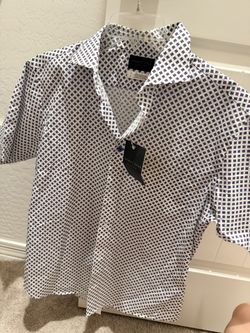 Short Sleeve Button Down Shirt For Men (small) 