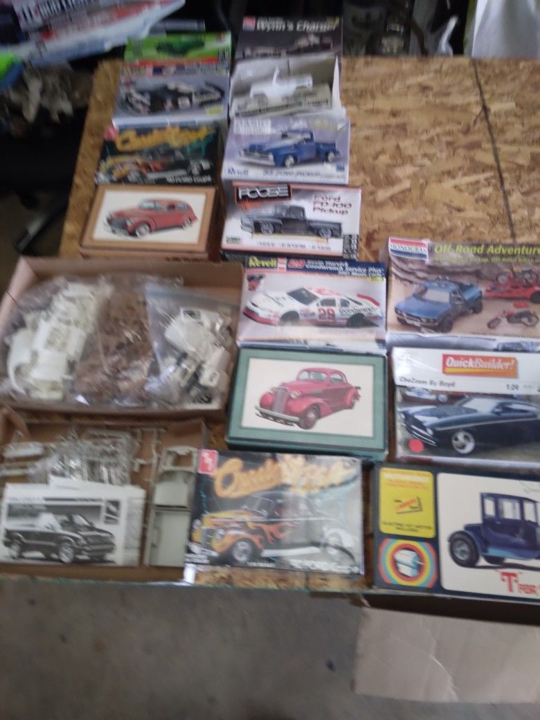 Plastic Model Car Kits Prices Starting At $20 ea And Up