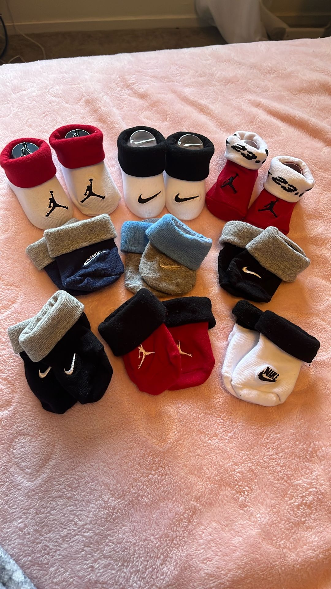 Nike/Jordan Baby Socks