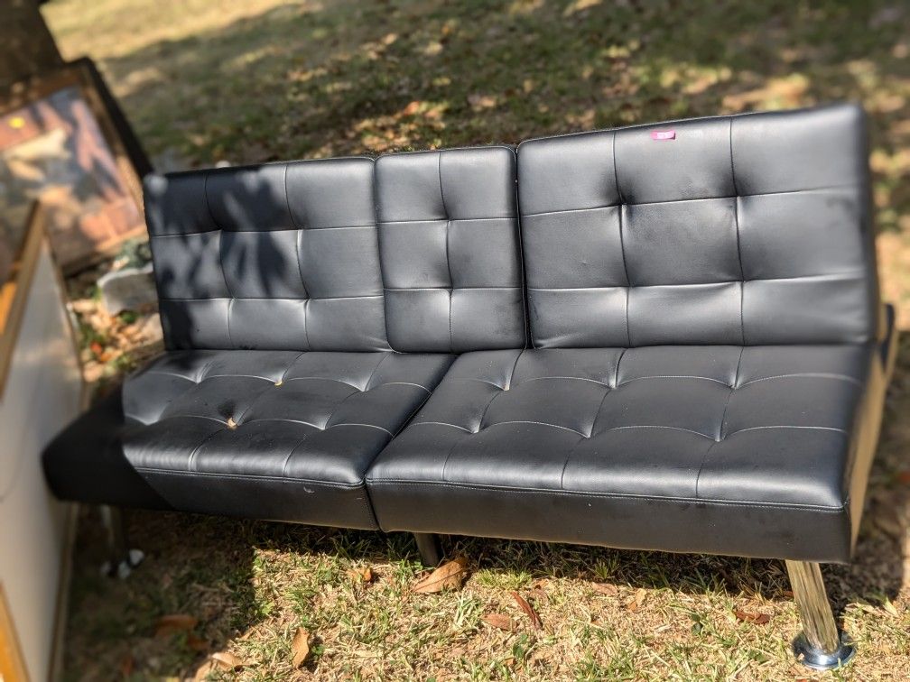 Black Futon Sofa Couch