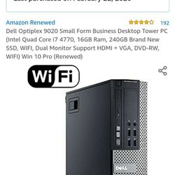 Dell Optiplex 9020 small form factor- renewed