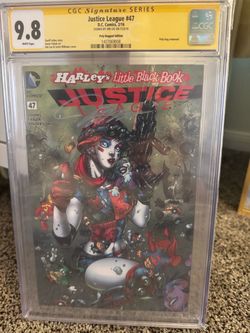 CGC SS 9.8 Justice League #47  Signed by Jim Lee Harley Quinn