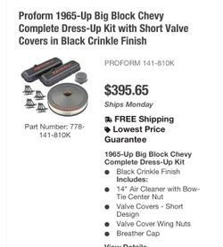 454 Big Block Dress-up Kit