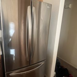 Stainless Steel Refrigerator Like New 
