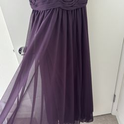 David’s Bridal Bridesmaid Dress - Plum