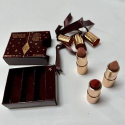Charlotte Tilbury 3 Mini Matte Revolution Lipsticks Trio So Marilyn Penelope NIB