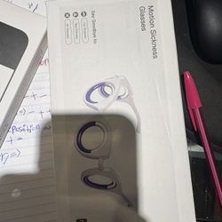 Anti Motion Sickness Glasses, Car Sickness Glasses Relief Nausea & Dizziness, Portable Lensless Design for Car Sickness, Air Sickness, Sea Sickness, R