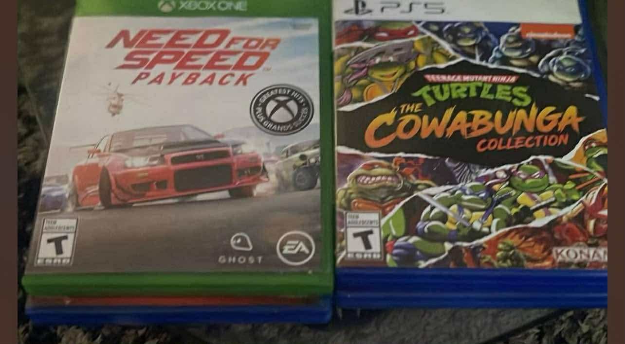 All New Spider Man 2 AND Spiderman Miles Morales AND Ninja Toros Car Race. 60 Dollers For The 4 Games Or Tell Me Weche One You Want AND Less!
