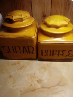 Sugar and coffee container