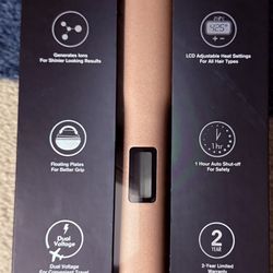CHI Original Digital 1.25 in Ceramic Flat Iron - Rose Gold - Brand new