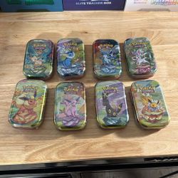 Prismatic Evolutions Mini Tin set