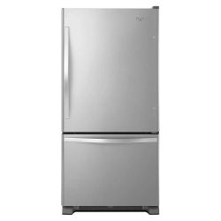 Whirlpool  30" Bottom Freezer 18.7 cu Refrigerator WRB329DMBM