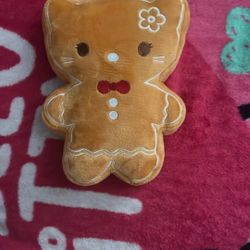 🎄🍪 Hello Kitty Gingerbread Man Plushie – Sweet, Snuggly, and Holiday-Ready! 🎀🐱