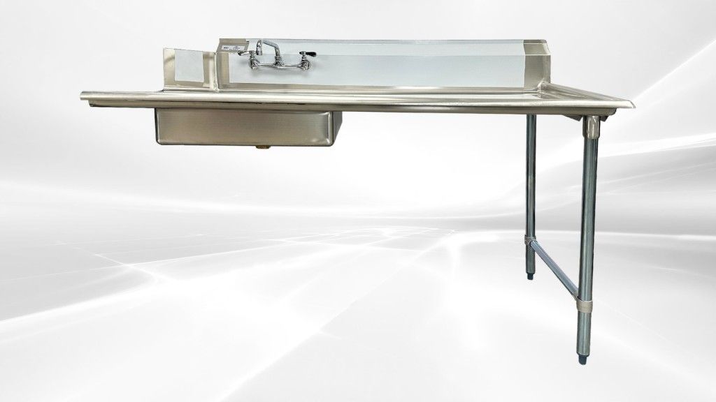 NSF Soiled Dish Table 60W x 30D x45H inches SDT-60R-318