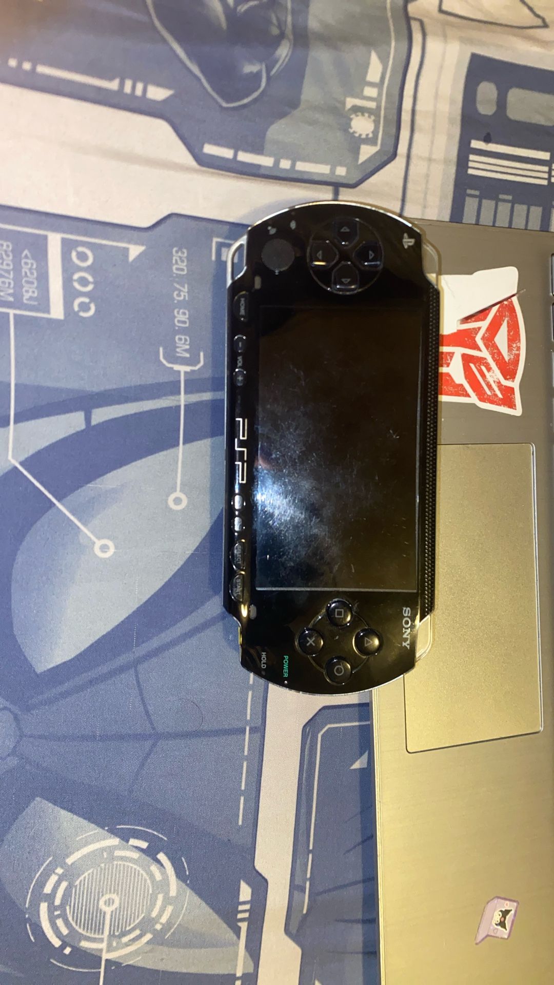 PSP-1001 Console With Officially Licensed Psp Engraved Soft Case