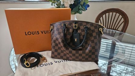 Louis Vuitton Damier Ebene Odeon Handbag with Strap