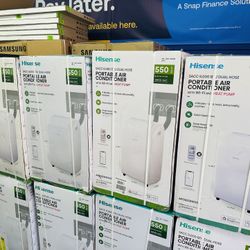 Hisense Portable AC 550SQ 8000BTU Dual Hoses 4 Modes