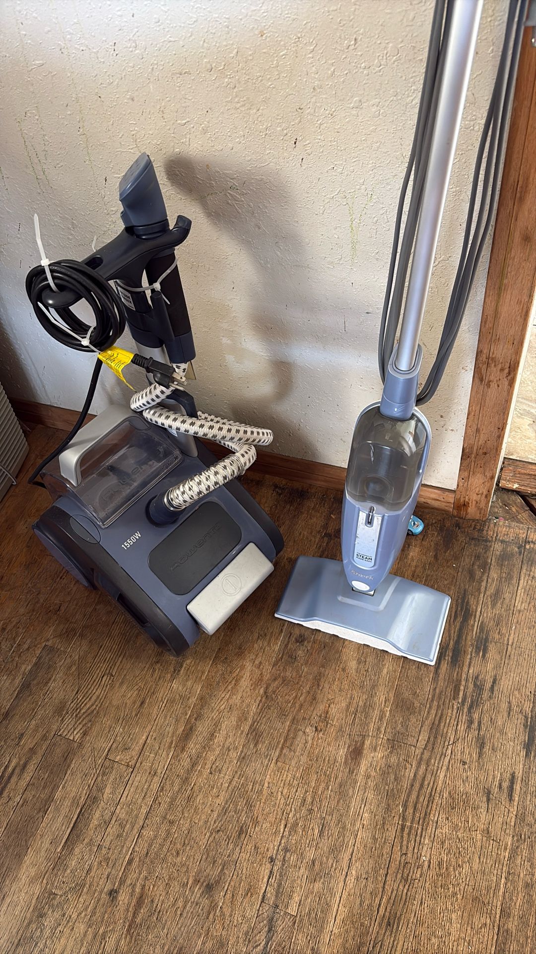 FREE FREE FREE Rowenta Clothes Steamer And Shark Floor Steamer