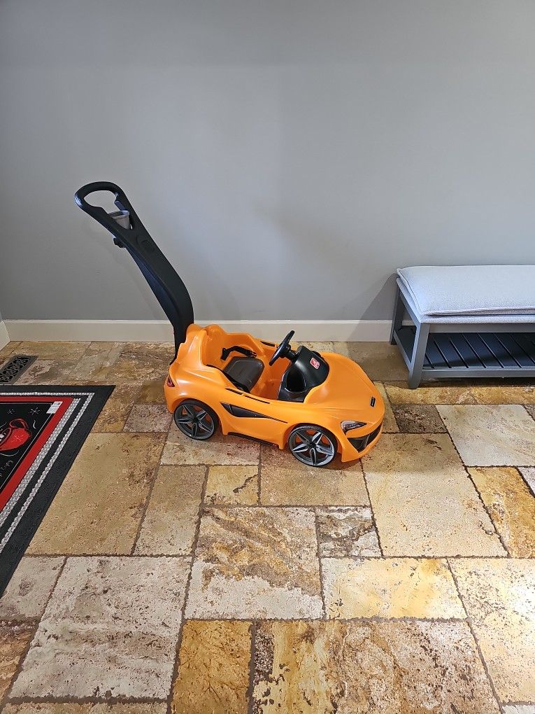 Orange McLaren STEP2 Toddler Push Car