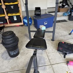 Weight Bench With Weights No Bar