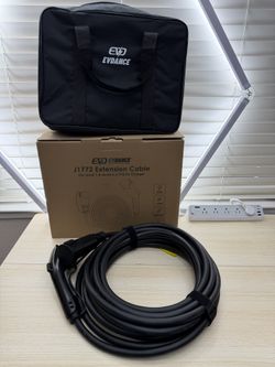 Brand New EV Charger Extension Cable, J1772 Extension Cable 40A 21FT Charging Cord for Electric Vehicle 110V-240V Compatible with All SAE SKU475-S1