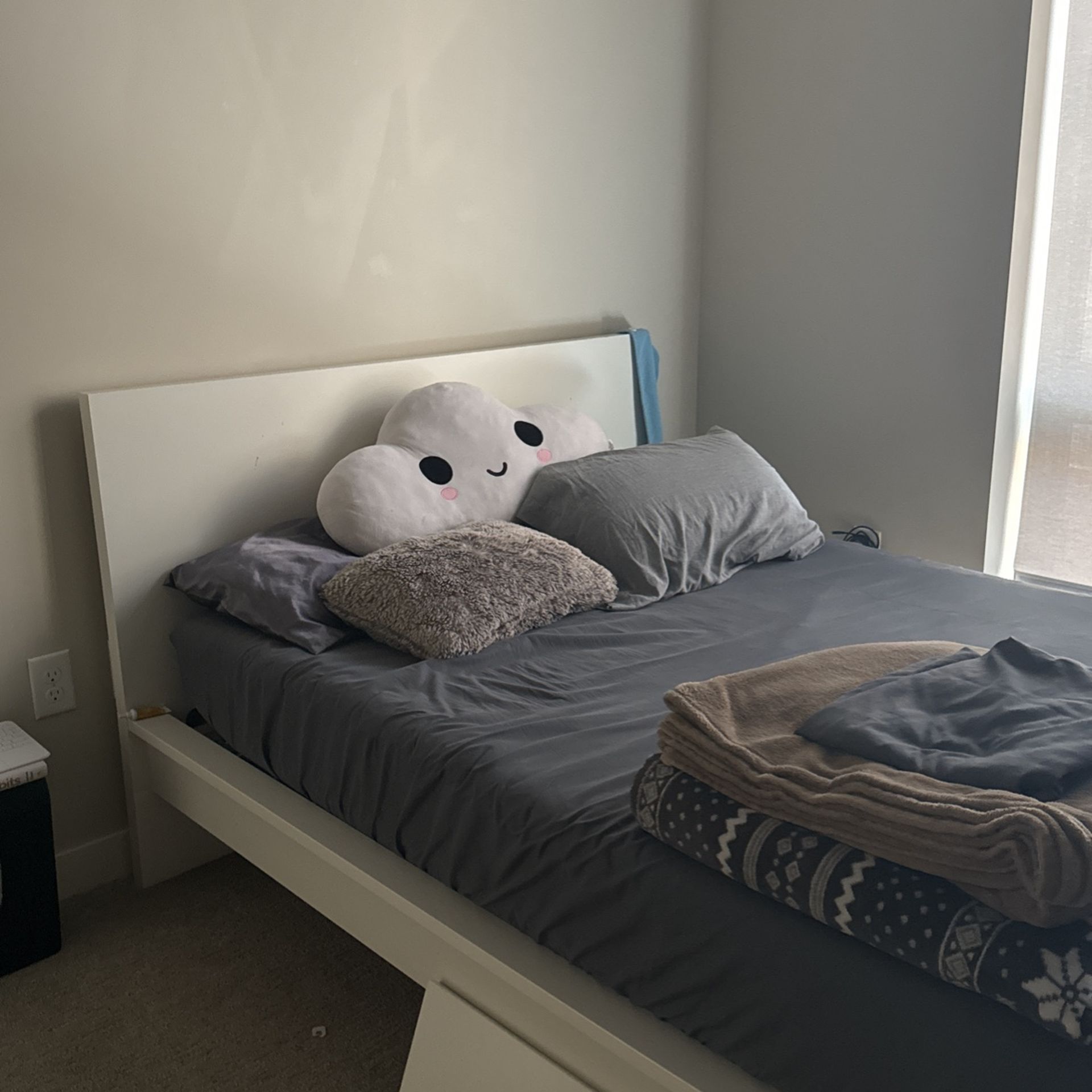 IKEA Full Malm Bed Frame (Mattress Optional) 