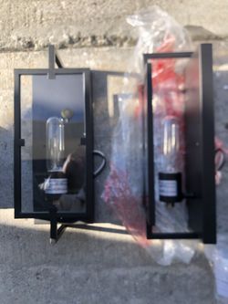 Exterior Light Fixtures -black