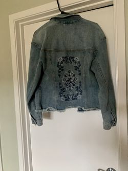 Embroidered Jean Jacket, Size small